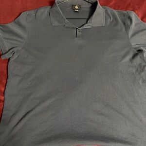 Calvin Klein Men's Dark Gray Polo Shirt